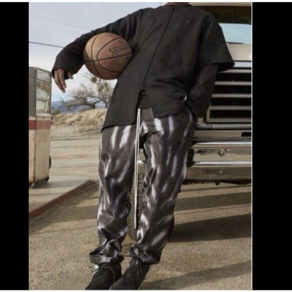 Nike x Fear of God All Over Print Pants Mens Black XL NWT Jerry Lorenzo - Picture 2 of 4